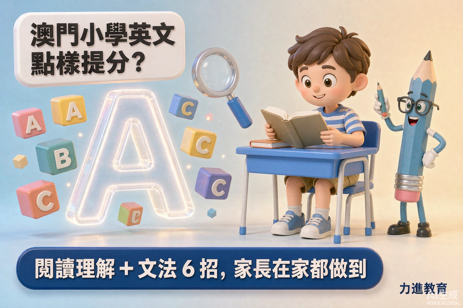 澳門小學英文點樣提分？閱讀理解＋文法 6 招，家長在家都做到