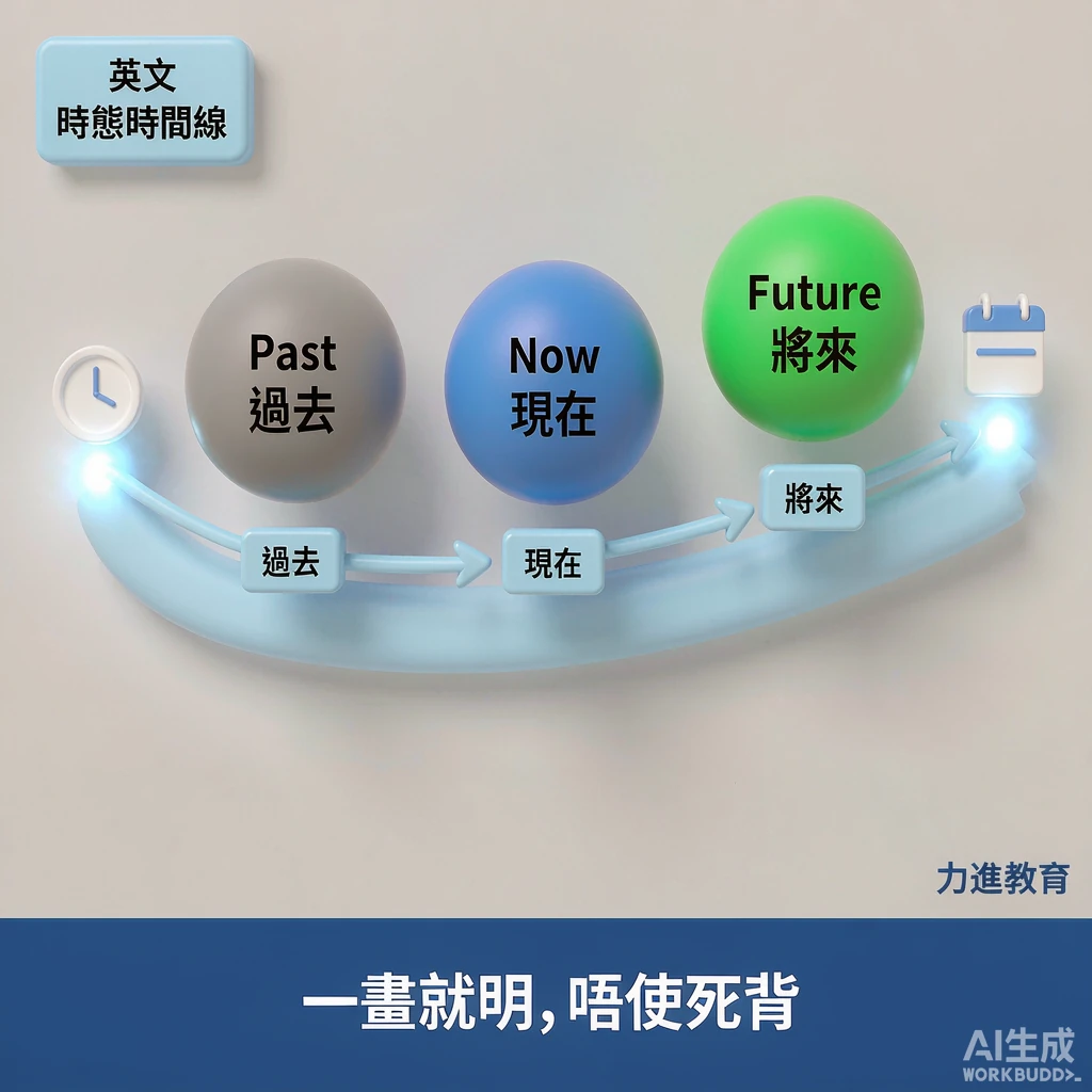 3d e1 英文提分 时态时间线重点图
